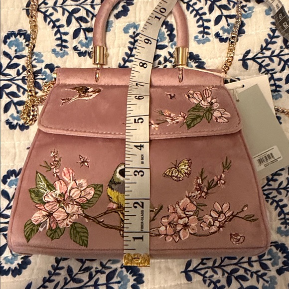 Fable England branded shoulder purse bird and flower pattern - Picture 6 of 6